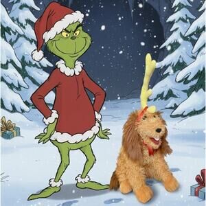 Vintage Universal Super Size Max Dog Grinch Stole Christmas 2000 Jumbo Large